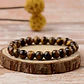 Pulsera Ojo De Tigre Piedra Natural Protección Unisex - Miniatura 2