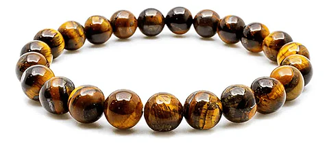 Pulsera Ojo De Tigre Piedra Natural Protección Unisex