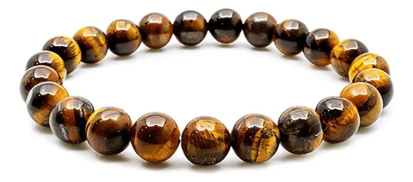 Pulsera Ojo De Tigre Piedra Natural Protección Unisex 1