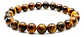 Pulsera Ojo De Tigre Piedra Natural Protección Unisex - Miniatura 1