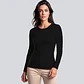 Polera Mujer Manga Larga 100% Algodon Premium - Miniatura 1