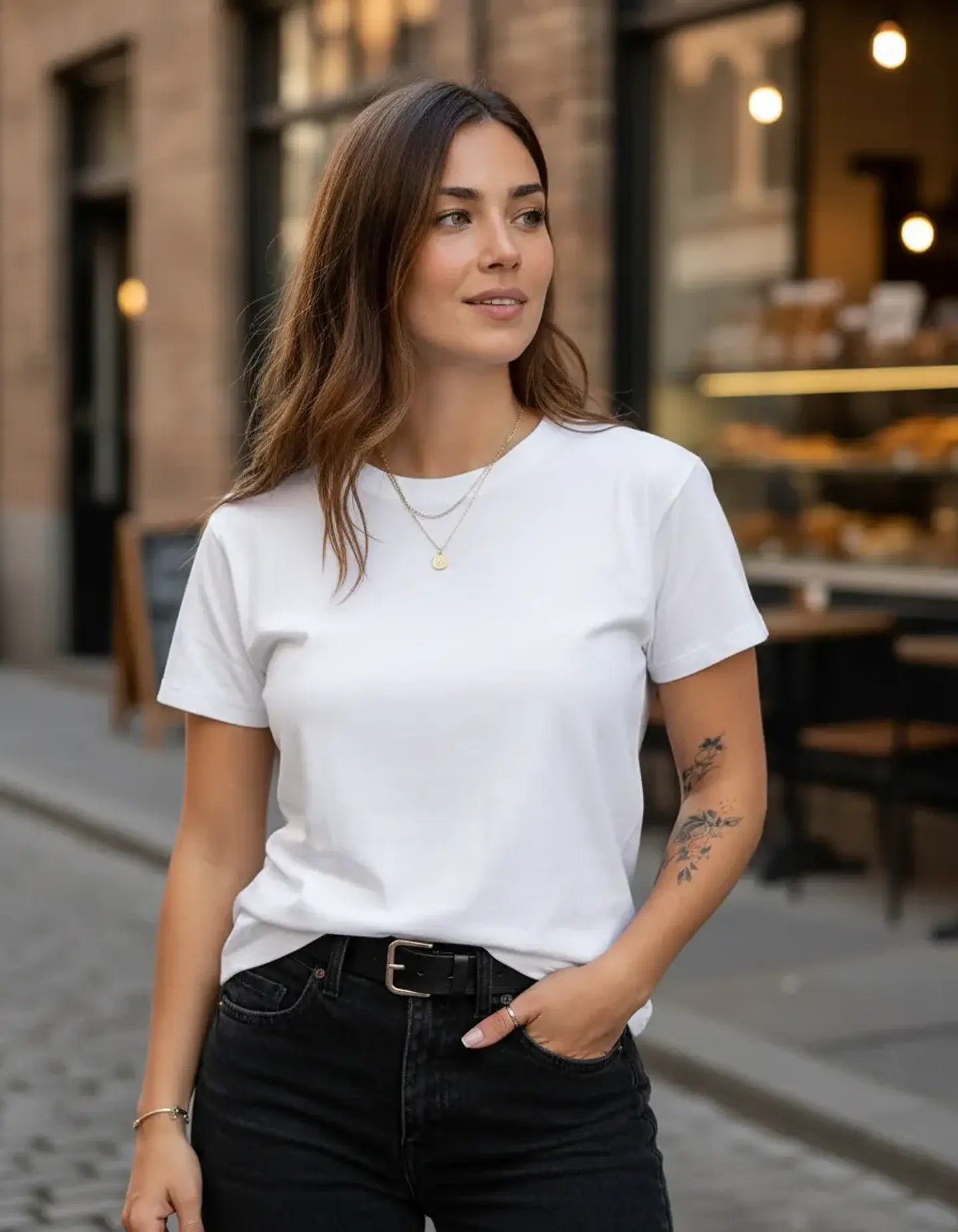 Poleras Basicas Mujer Cuello Redondo 100% Algodon Estampa 2