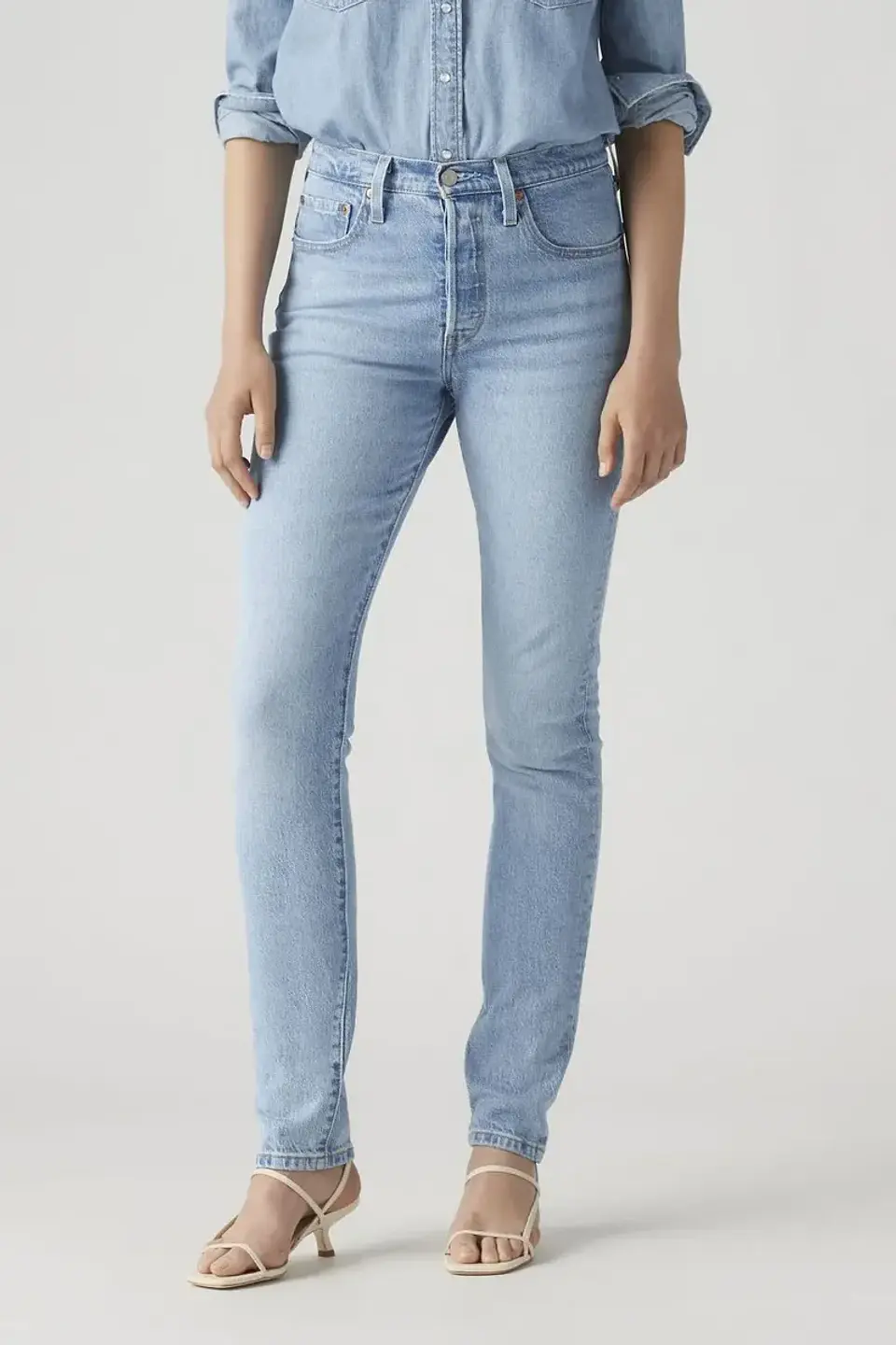 Jeans Mujer 501 Skinny Azul Levis 29502-0117 1