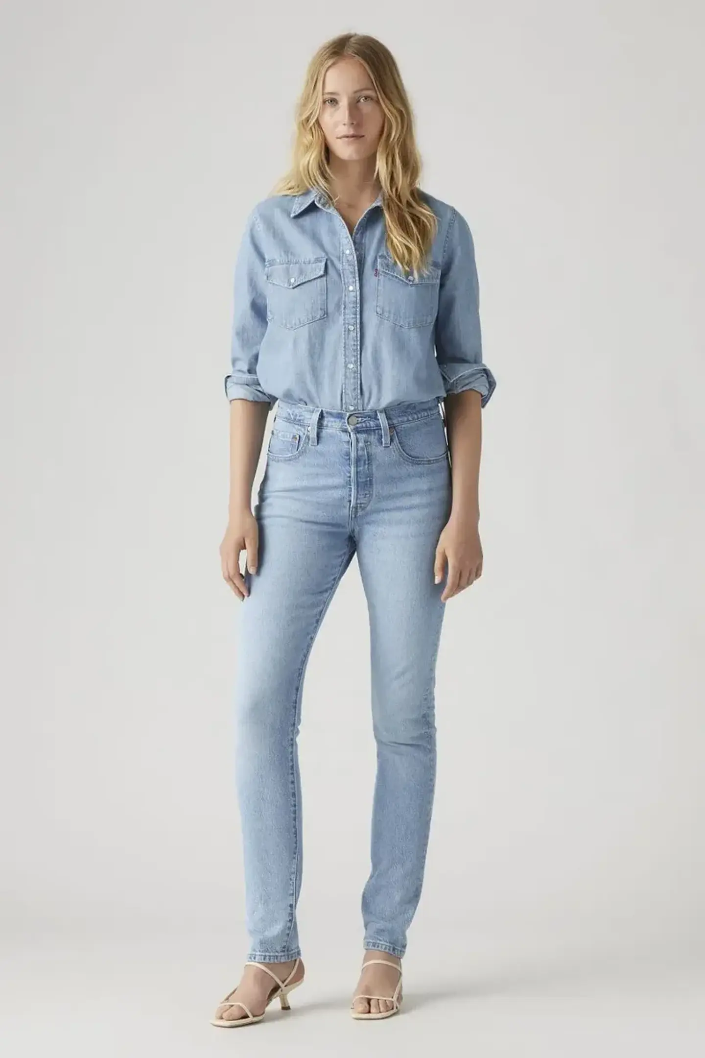 Jeans Mujer 501 Skinny Azul Levis 29502-0117 2