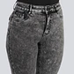 Jeans Flare Con Polar Push Up Elasticado Calce Perfecto - Miniatura 2