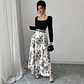 Vestido Largo Elegante E Informal De Manga Corta Para Mujer. - Miniatura 1