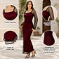Vestidos Para Dama Vestido De Fiesta De Malla De Doble Capa - Miniatura 2