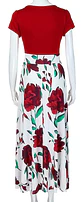 Vestido Casual Largo Con Estampado Floral Para Fiesta - Miniatura 2