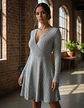 Vestido Corto Manga Larga Invierno, Otoño, Bucaneras I039 - Miniatura 1
