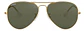 Lentes De Sol Aviador, Hombre Mujer Polarizado, Filtro Uv Diseño Lente Verde - Miniatura 1