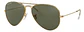 Lentes De Sol Aviador, Hombre Mujer Polarizado, Filtro Uv Diseño Lente Verde - Miniatura 2