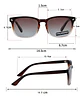 Gafas de Sol POLASUP Rectangulares Clásicas con Lente Marrón y Protección UV400 - Miniatura 3