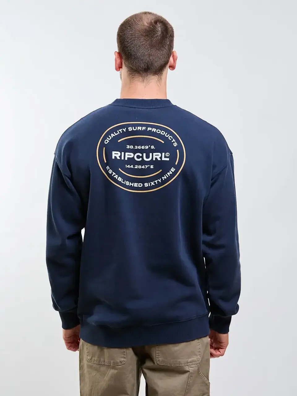 Poleron Cr Bruma Azul Hombre Rip Curl 2