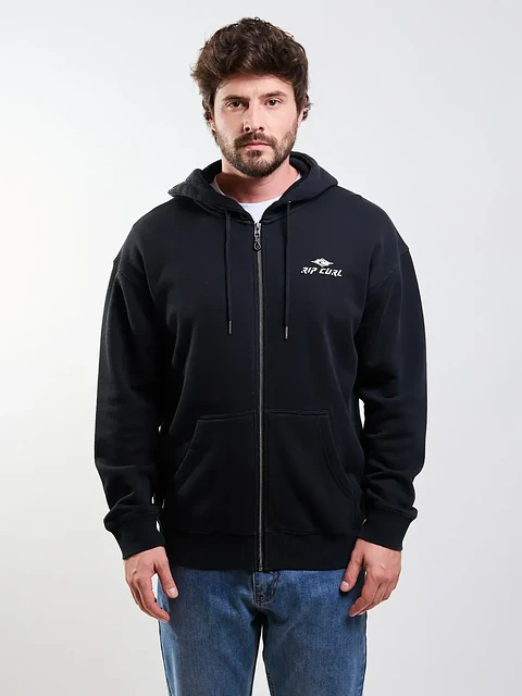Poleron Fz Prisma Negro Hombre Rip Curl