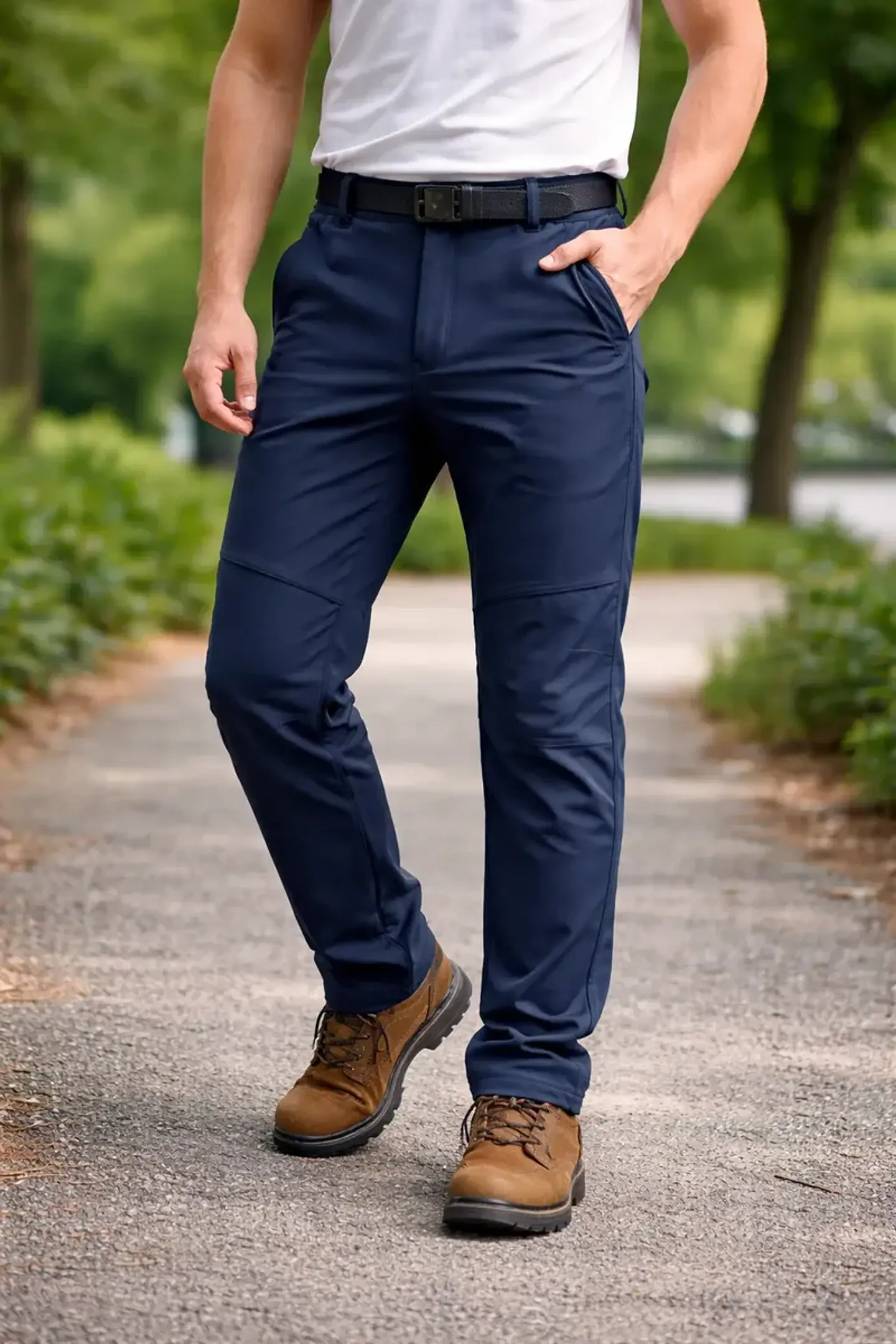 Pantalon Softshell De Hombre Termico Impermeable Para Nieve 1