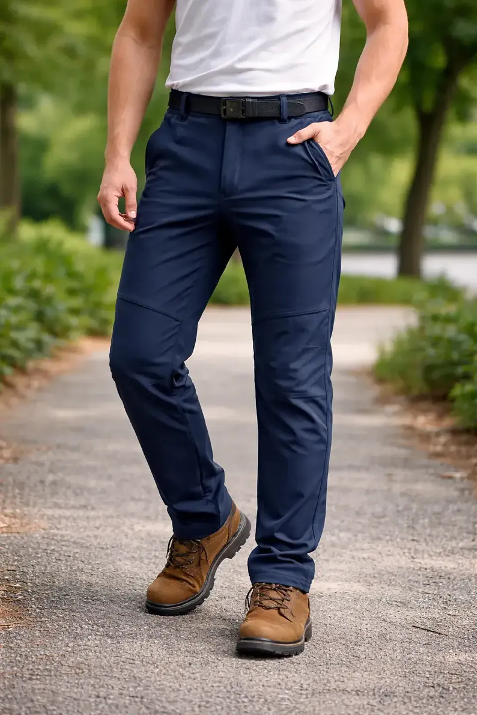 Pantalon Softshell De Hombre Termico Impermeable Para Nieve 1