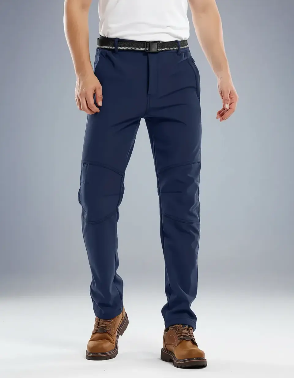 Pantalon Softshell De Hombre Termico Impermeable Para Nieve 3