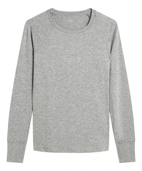Pack 3 Camisetas Juveniles Algodón Manga Larga Gris Milano