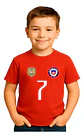 Polera Algodón Selección Chile 2016 Niño Futbol Grafimax - Miniatura 1