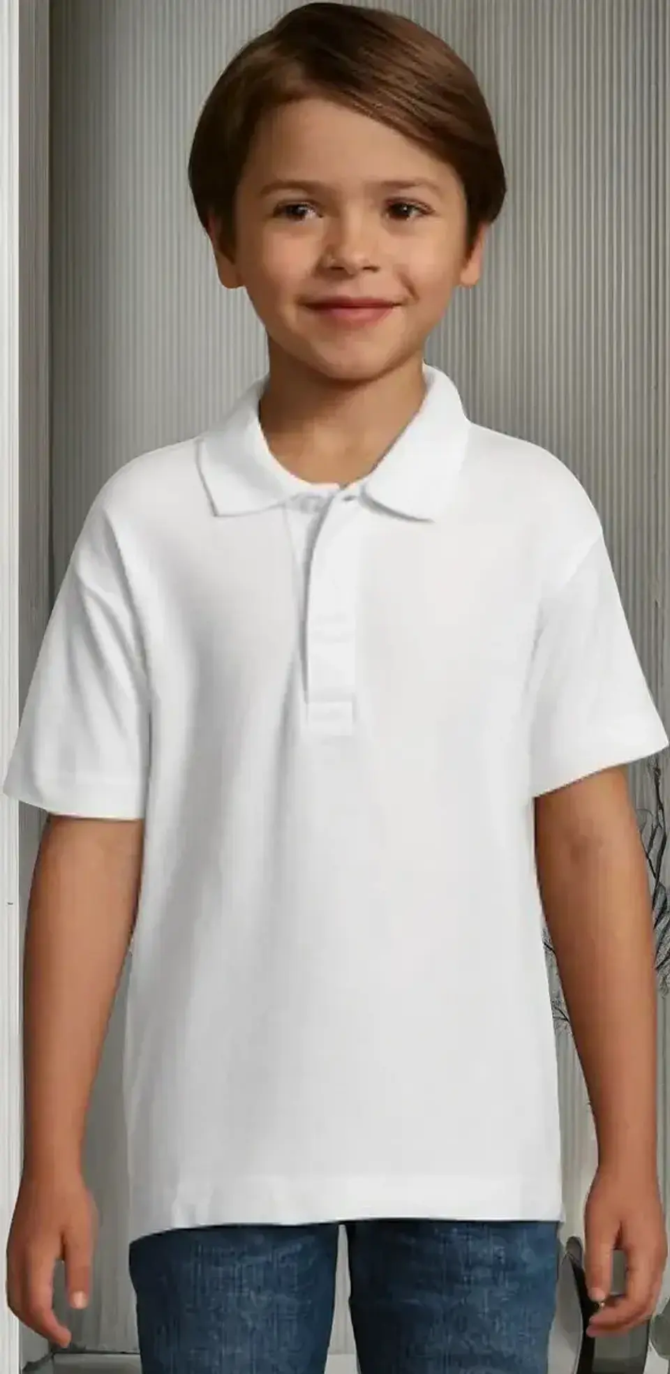 Polera Pique Niño Manga Corta 1