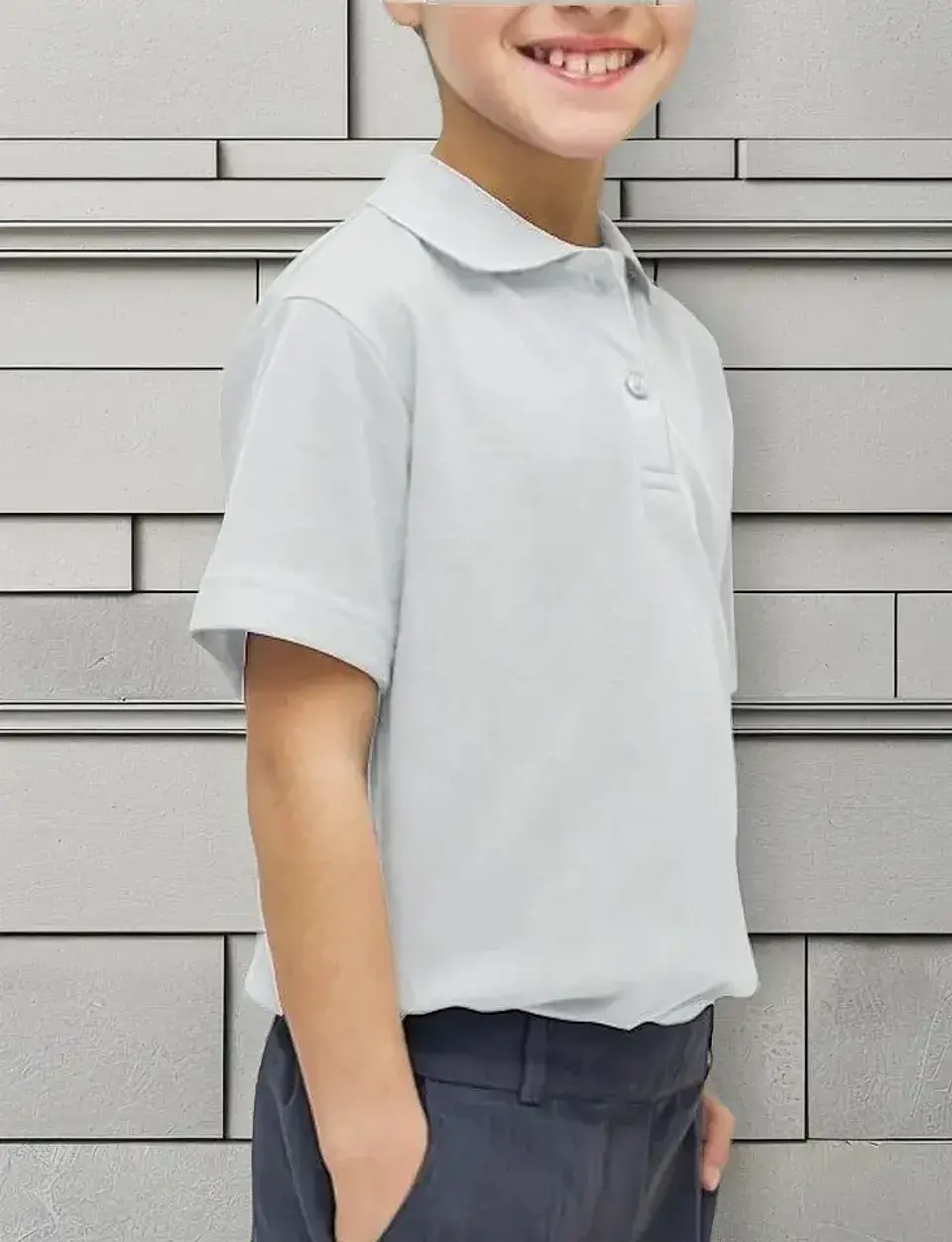Polera Pique Niño Manga Corta 2