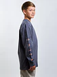Polera Ml Venture Gris Infantil Maui And Sons - Miniatura 1