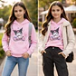 Polerón Kuromi Anime Amor Cool Infantil Con Capucha - Miniatura 4