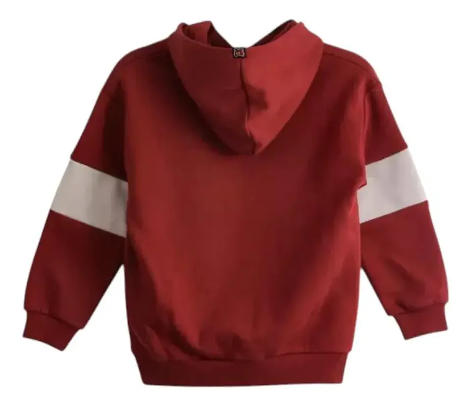 Polerón Infantil Tbc Hoodie Mickey Burdeo 2