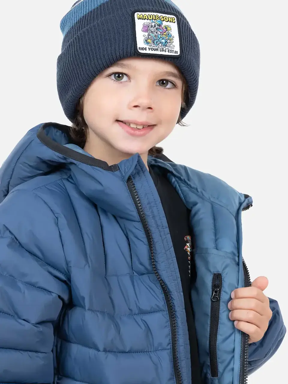 Parka Roar Infantil Celeste Maui And Sons 1