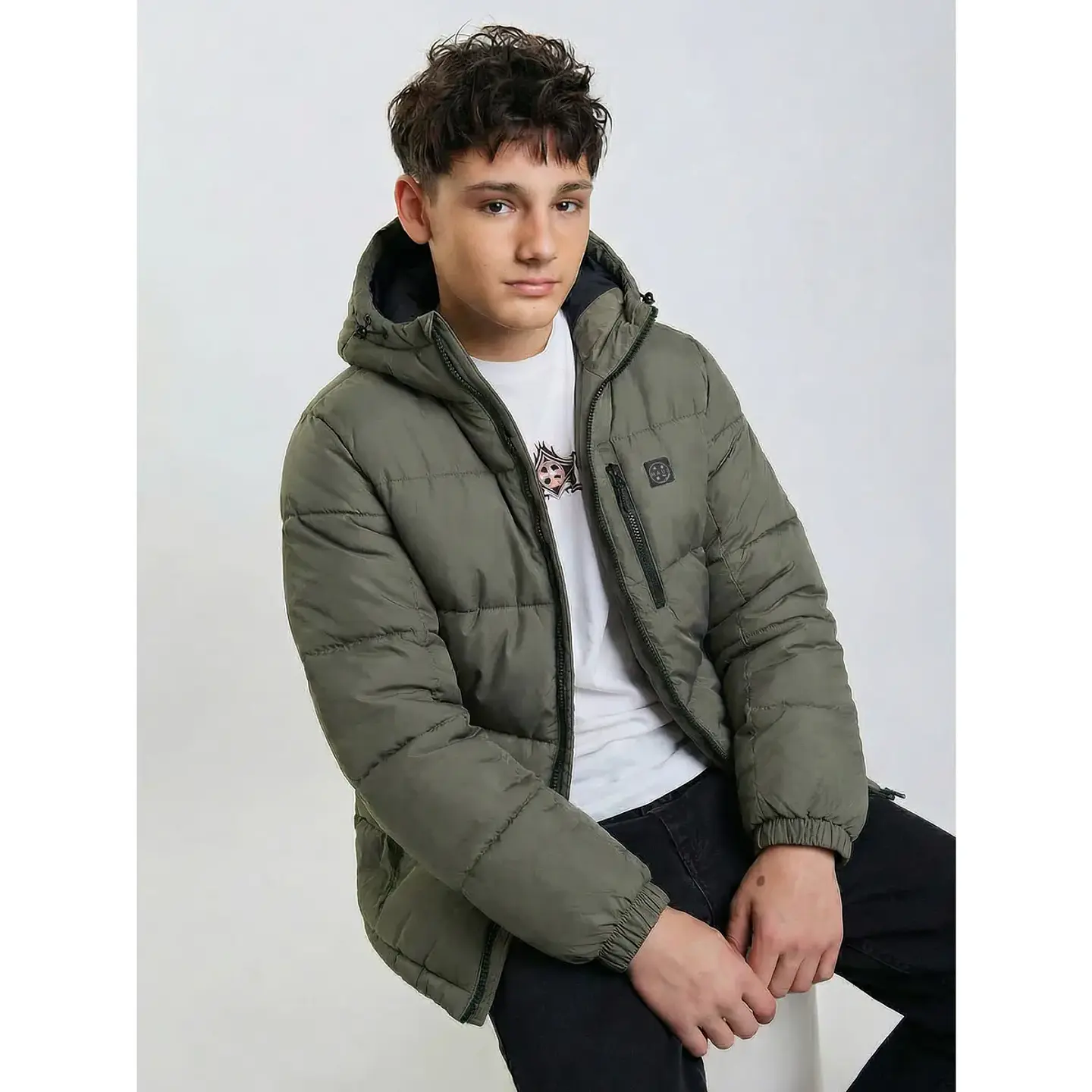 Parka Overland Verde Infantil Maui And Sons 1