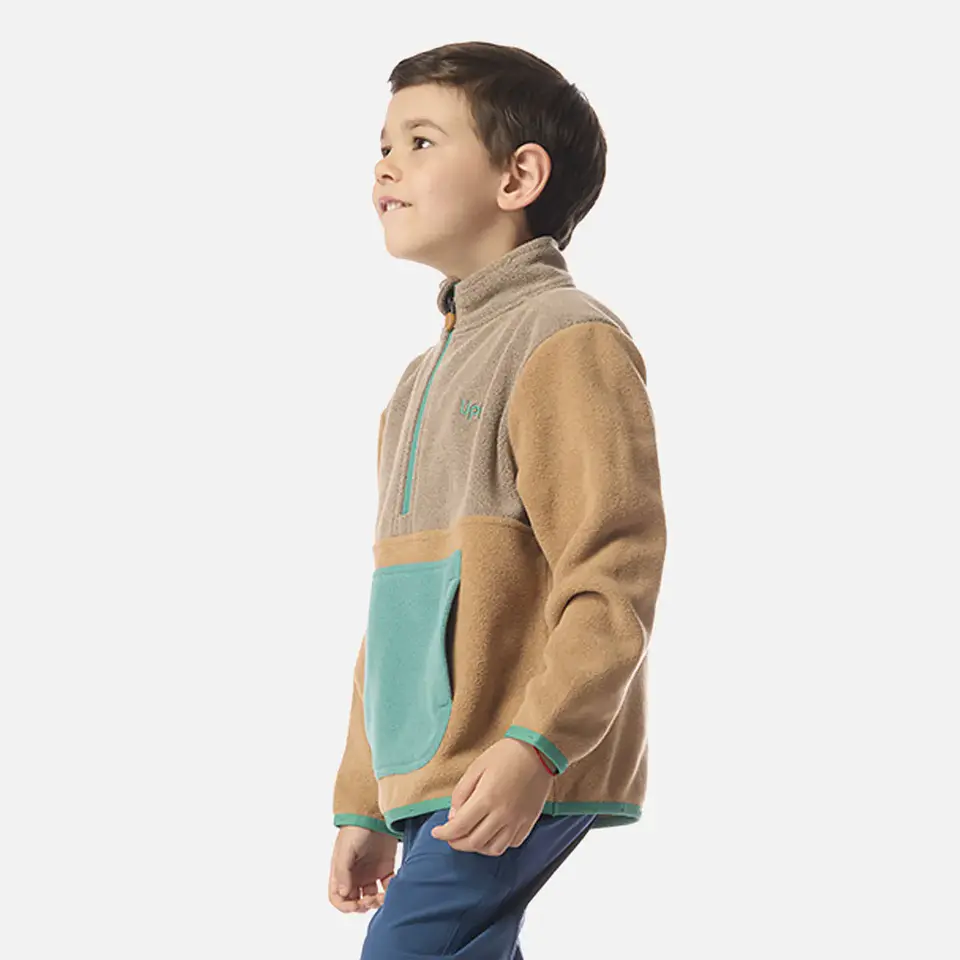Polar Niño Forest 1/4 Zip Sweatshirt Cafe Claro Lippi 2