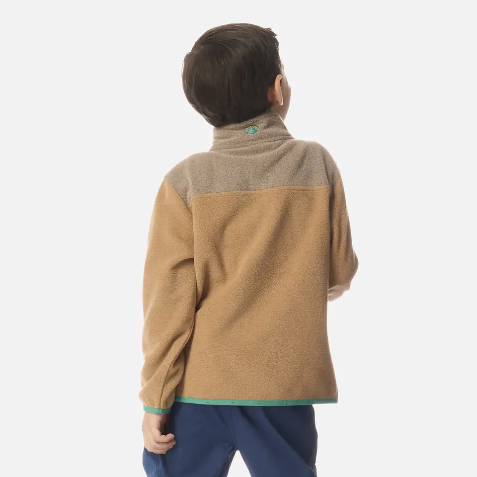Polar Niño Forest 1/4 Zip Sweatshirt Cafe Claro Lippi 3