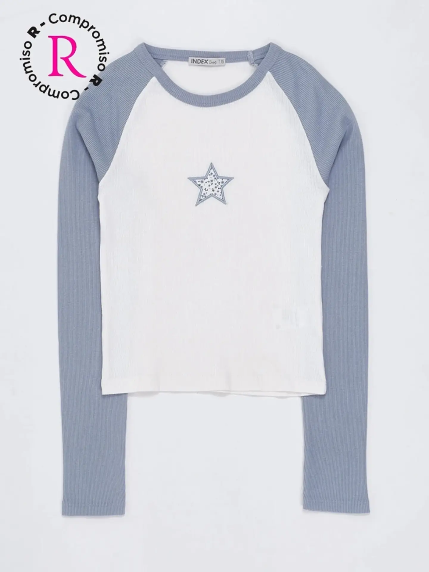 POLERA MANGA LARFA NIÑA INDEX TEEN STAR 3