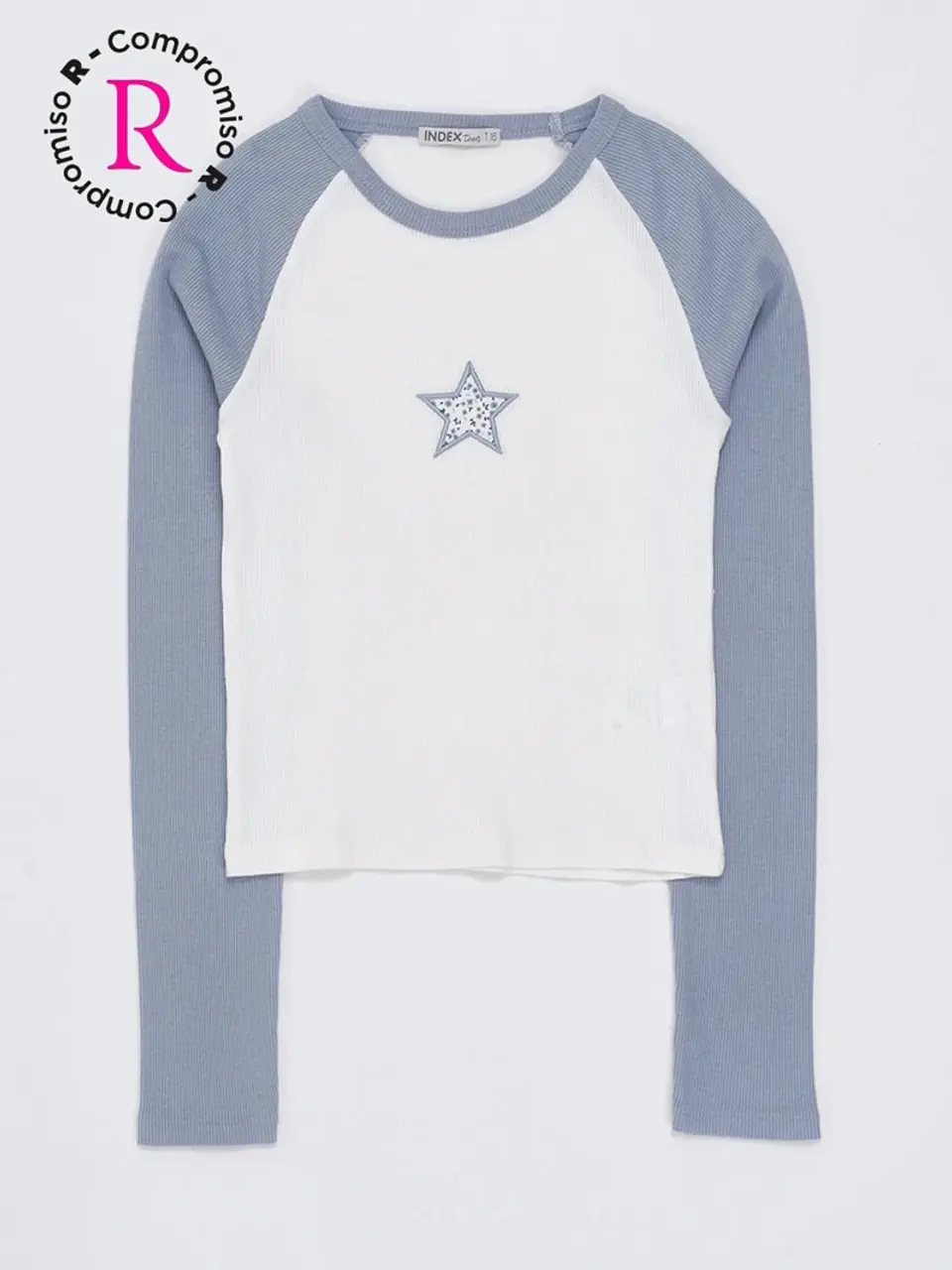 POLERA MANGA LARFA NIÑA INDEX TEEN STAR 3