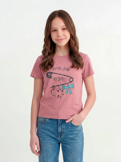 POLERA NIÑA INDEX TEEN ALGODÓN MANGA CORTA PRINT
