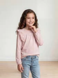POLERA NIÑA HARVEST ALGODÓN MANGA LARGA VUELOS - Miniatura 1