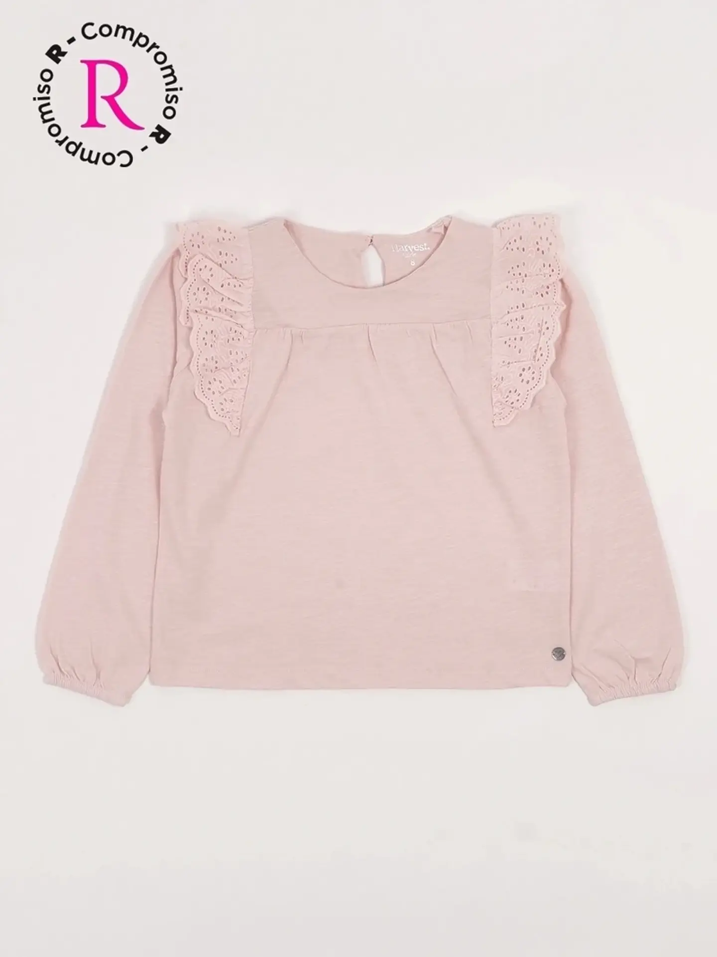 POLERA NIÑA HARVEST ALGODÓN MANGA LARGA VUELOS 3