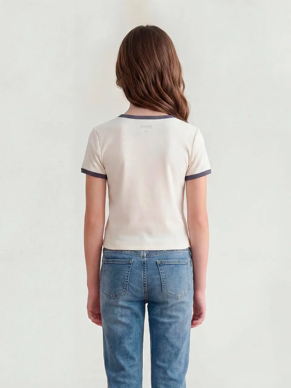 POLERA NIÑA INDEX TEEN ALGODÓN MANGA CORTA 2