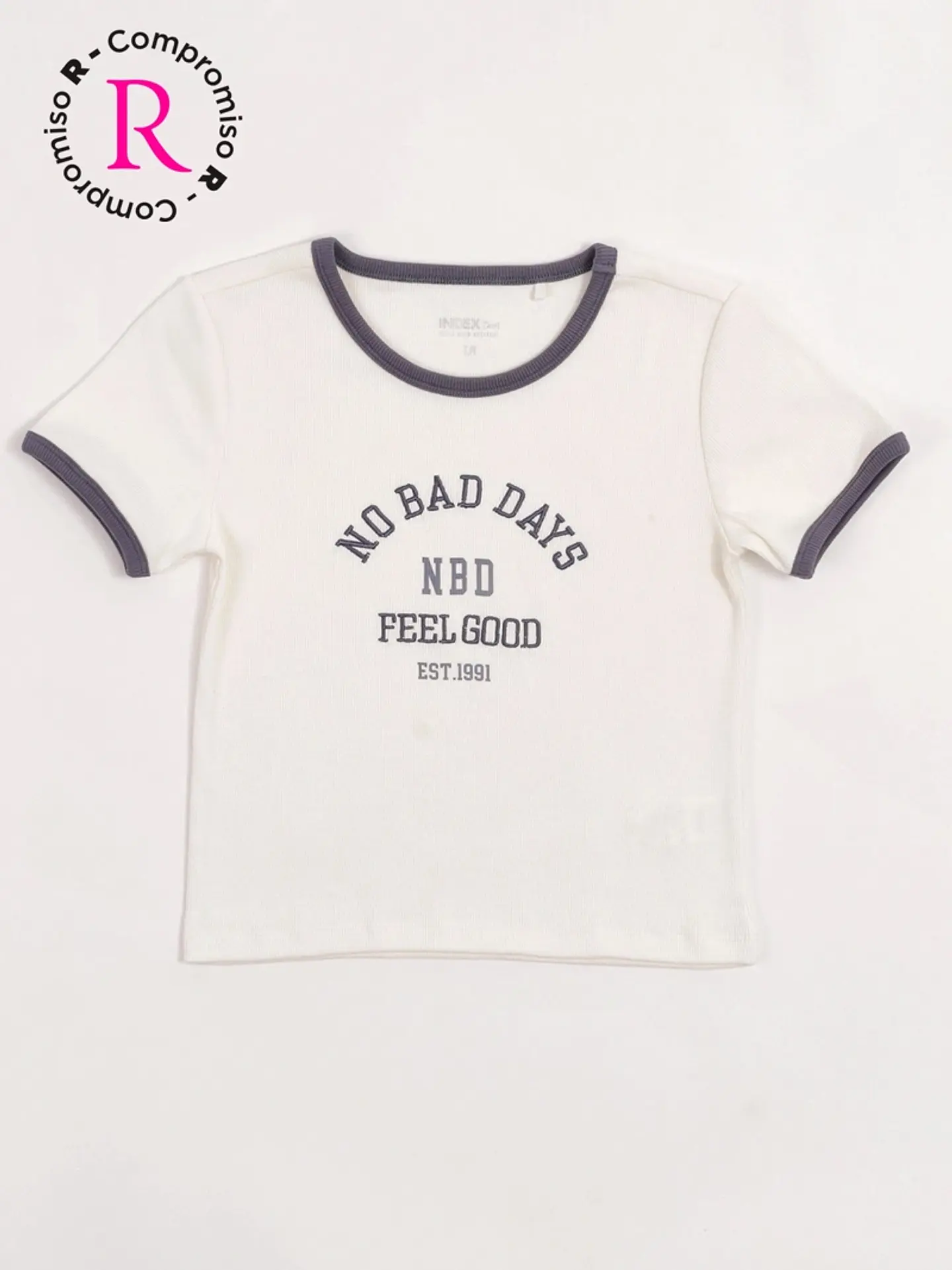 POLERA NIÑA INDEX TEEN ALGODÓN MANGA CORTA 3