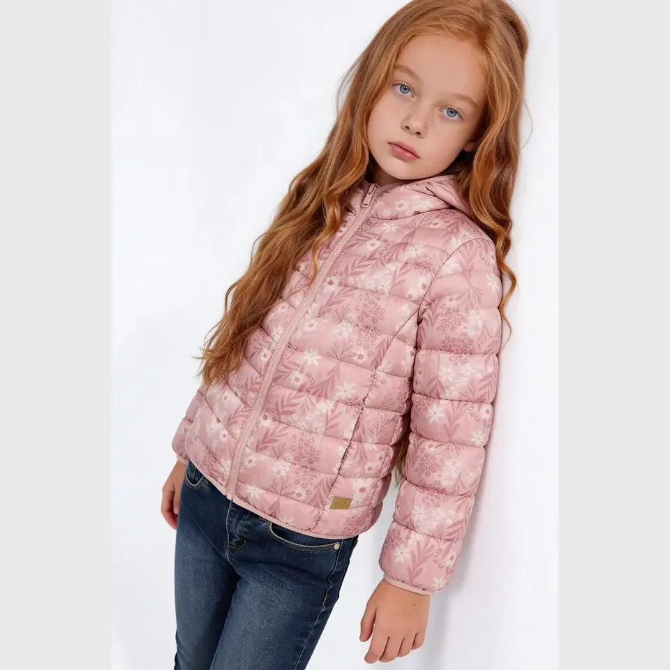 Parka para Niña Rosado Colloky 1