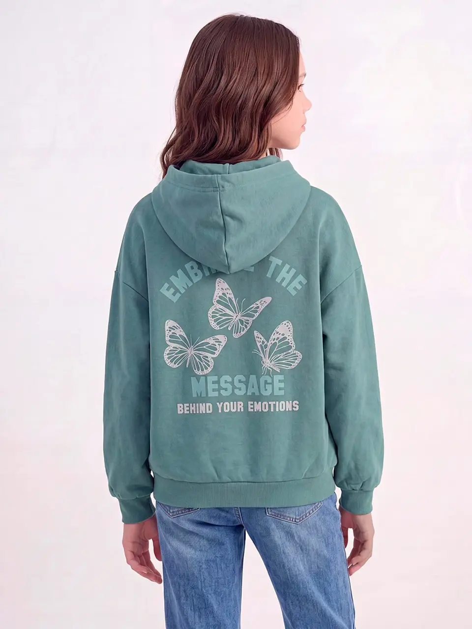 POLERÓN NIÑA INDEX TEEN CAPUCHA OVERSIZE 2