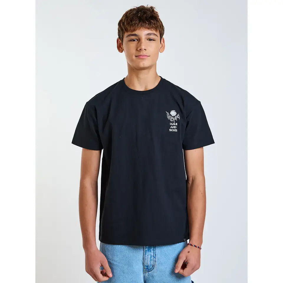 Polera MC Aquas Negro Infantil Maui and Sons 3
