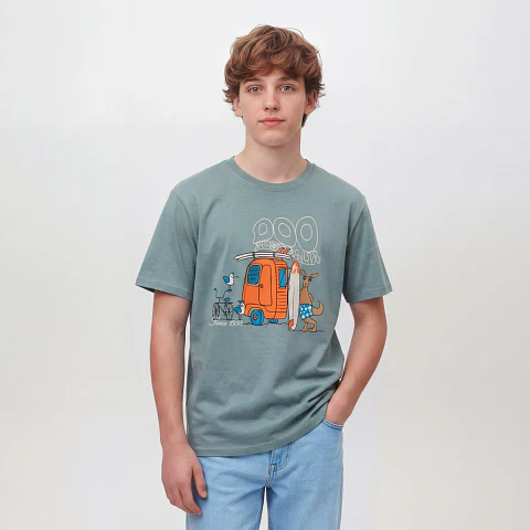 Polera Algodón Niño Doo Australia