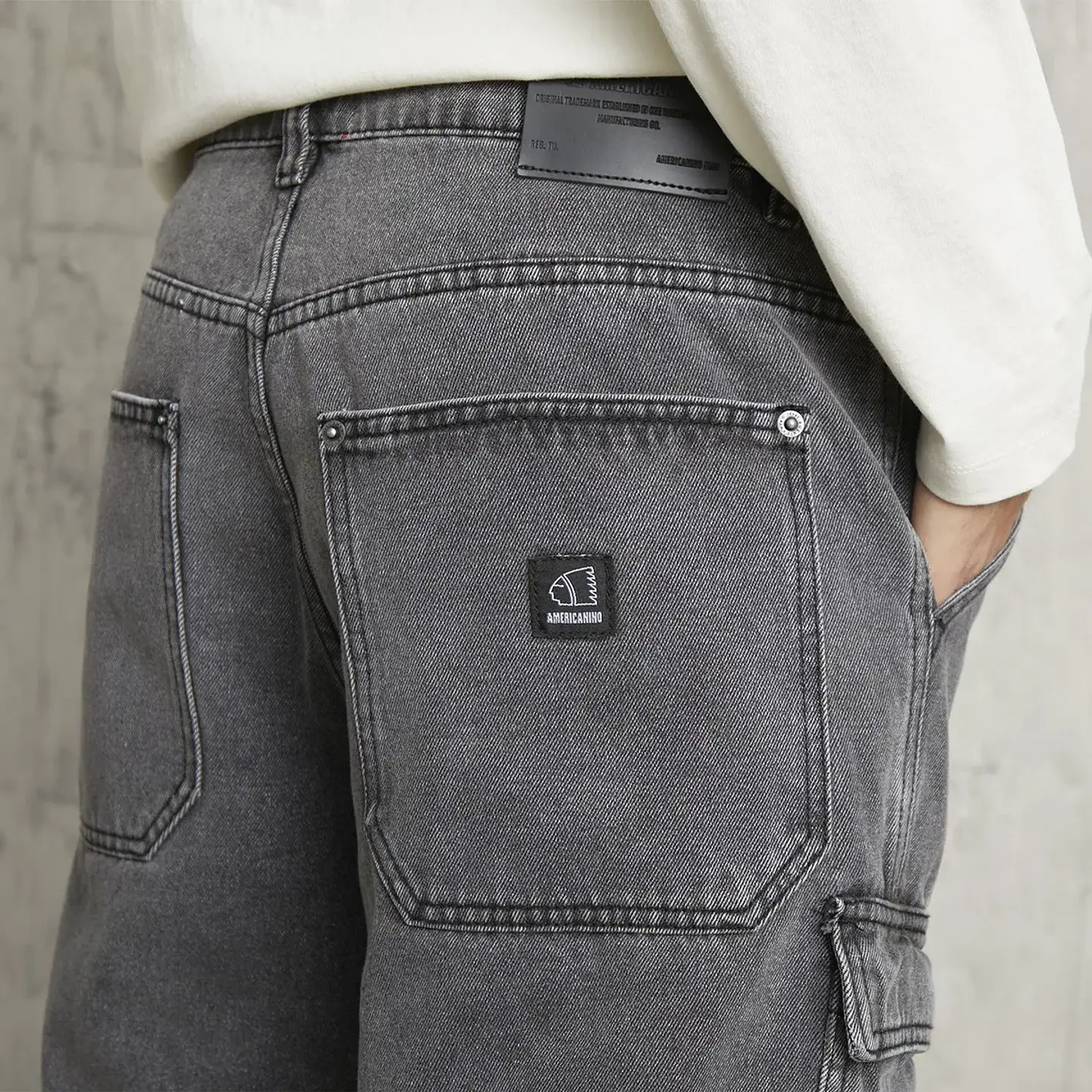 Jeans Straight Hombre Americanino 4