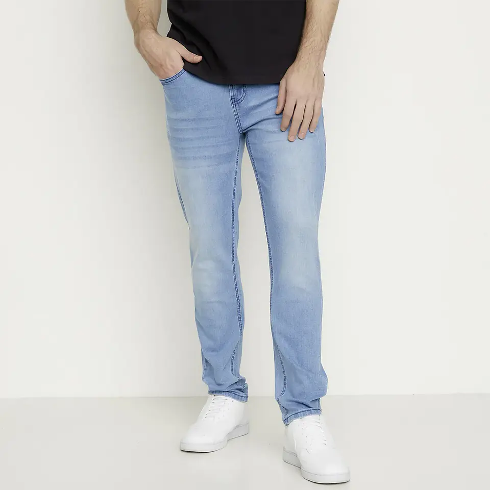 Jeans Skinny Fit Bearcliff Hombre Algodón Tiro Regular 3