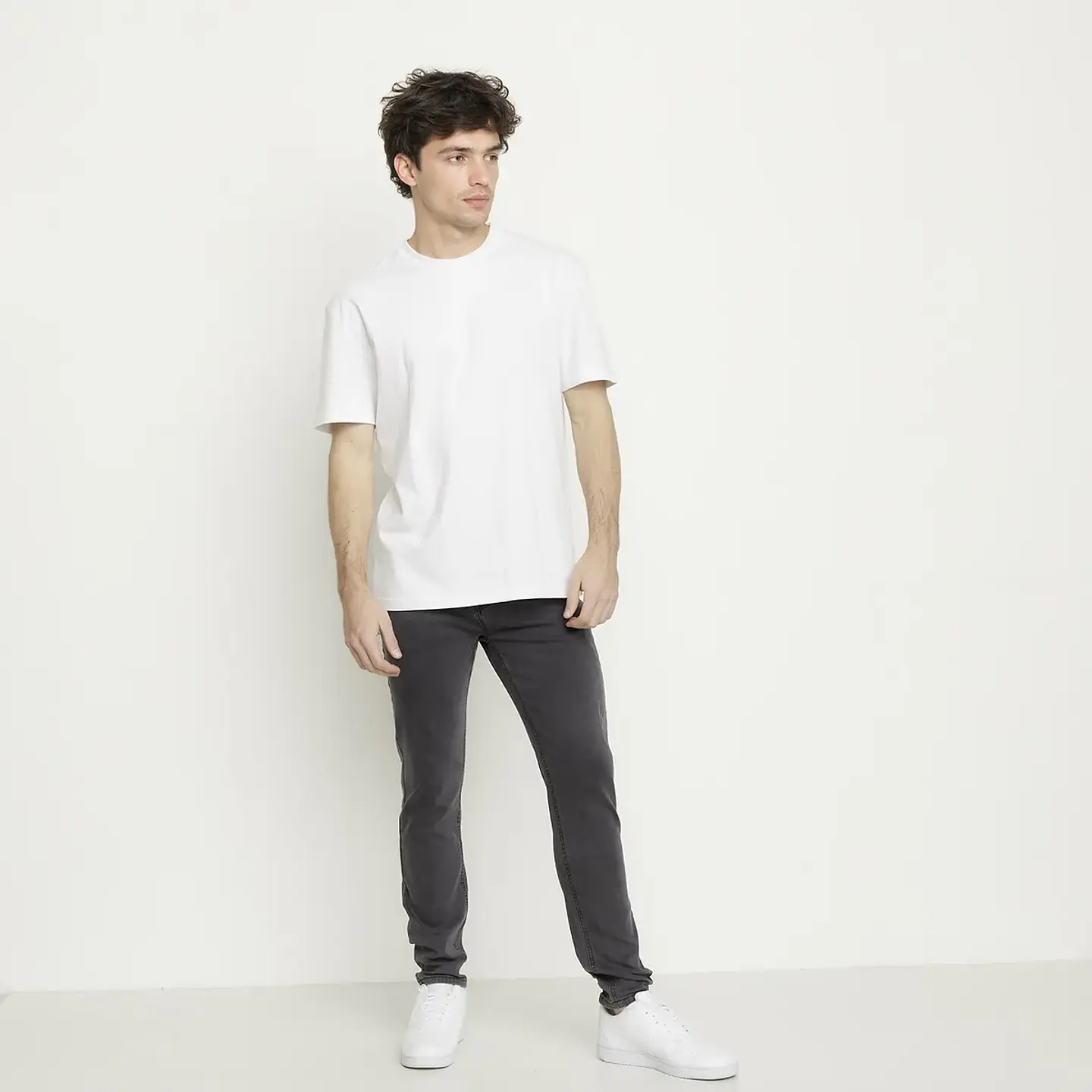 Jeans Skinny Fit Bearcliff Hombre Algodón Tiro Regular 2
