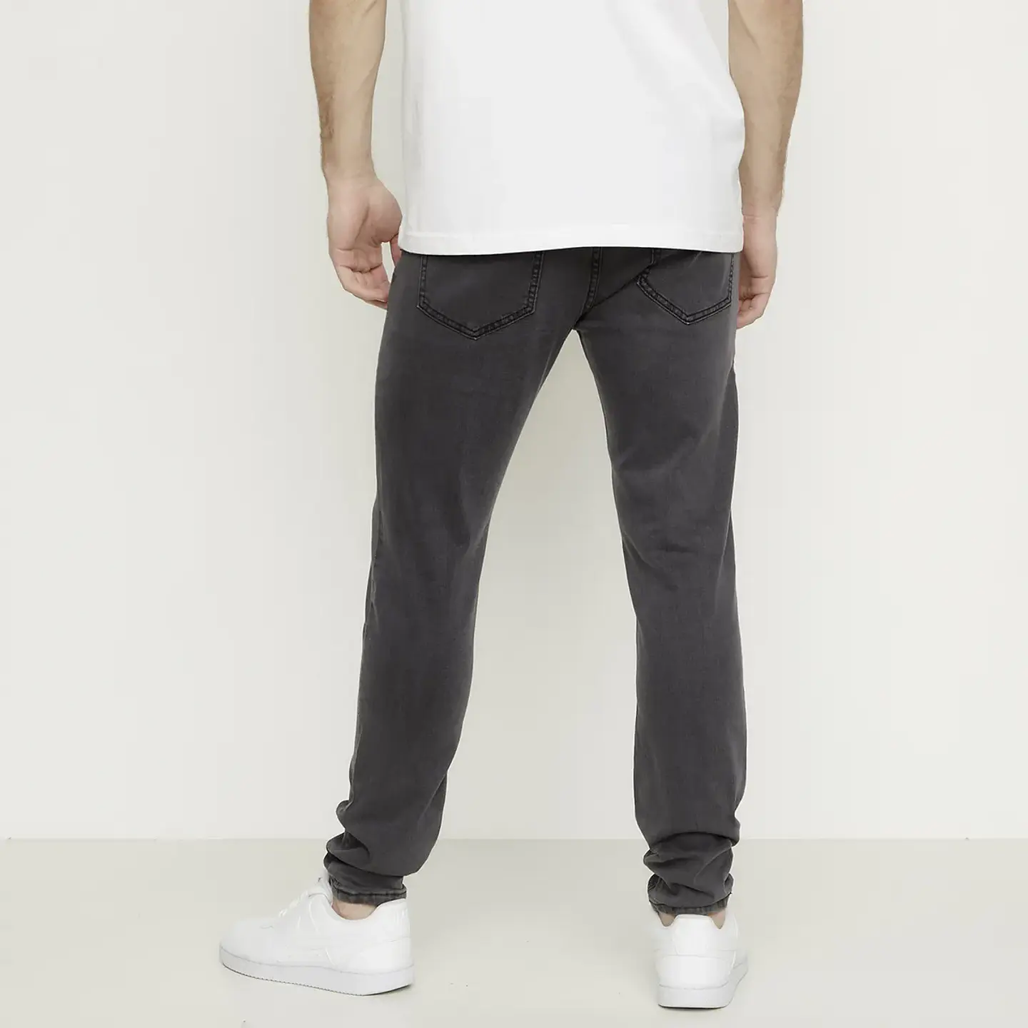 Jeans Skinny Fit Bearcliff Hombre Algodón Tiro Regular 3