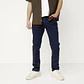 Jeans Slim Fit Bearcliff Algodón Hombre Estilo Urbano - Miniatura 1