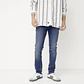 Jeans Slim Fit Bearcliff Algodón Hombre Estilo Urbano - Miniatura 1