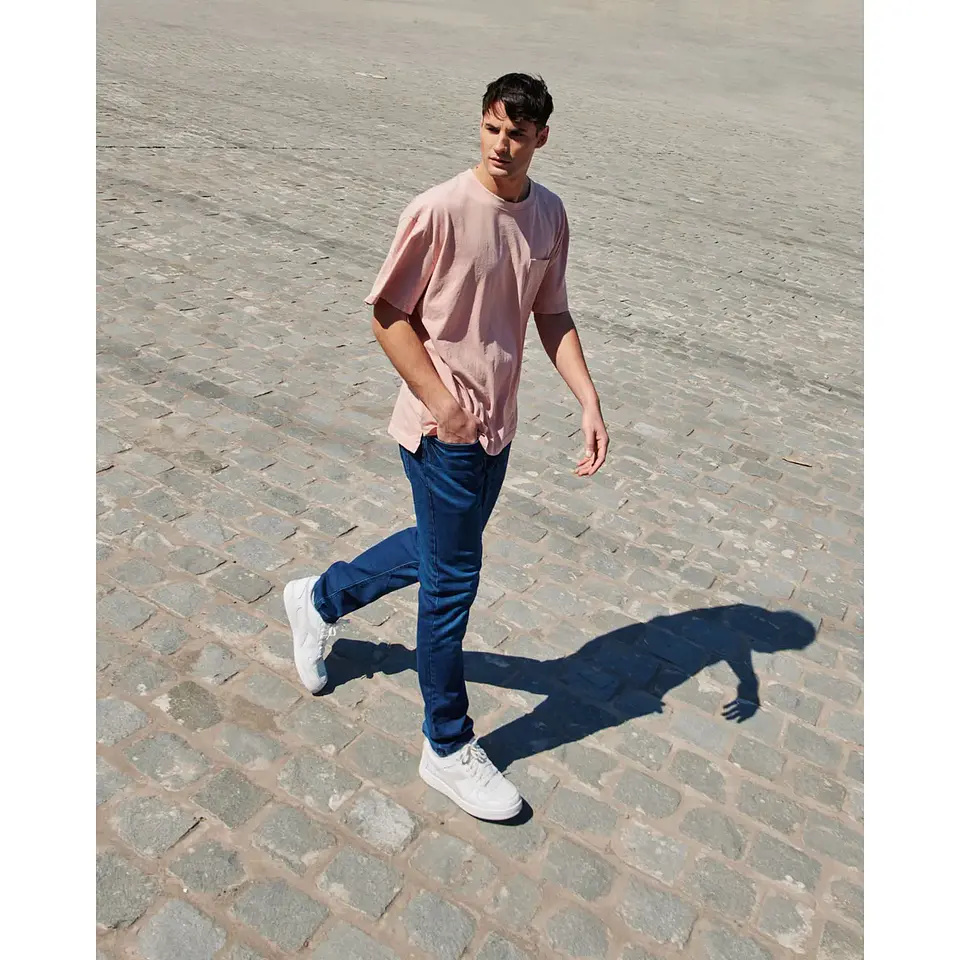 Jeans Slim Fit Bearcliff Algodón Hombre Estilo Urbano 3